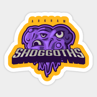 Arkham Shoggoths | HP Lovecraft Sports Sticker